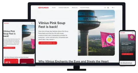 GoVilnius interneto svetainė ir mobili programėlė – Svetainės